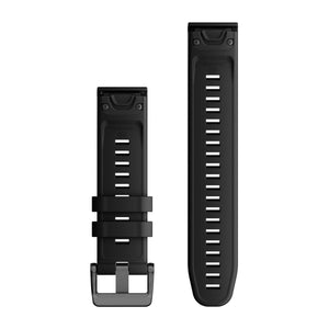 Quickfit 22 mm Klockarmband Svart Silikon – Garmin