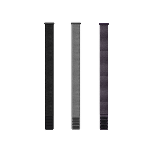 UltraFit nylonremme (20 mm), Sort 2