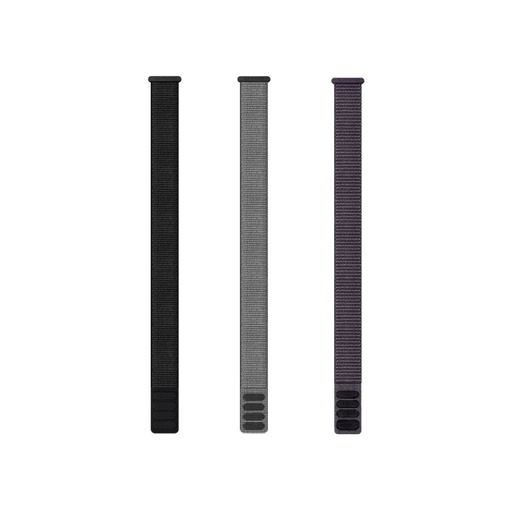 UltraFit nylonremme (22 mm), Sort 2