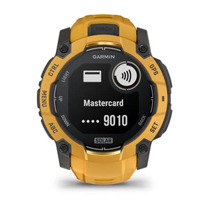 Instinct® 3 – 50 mm, Solar, Sunburst med Sunburst/Grey rem – Garmin