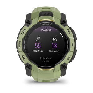 Instinct® 3 – 50 mm, AMOLED, Fern Green med Fern Green-rem – Garmin