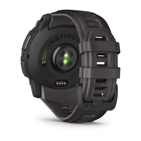 Instinct® 3 – 50 mm, AMOLED, Svart med Charcoal rem – Garmin