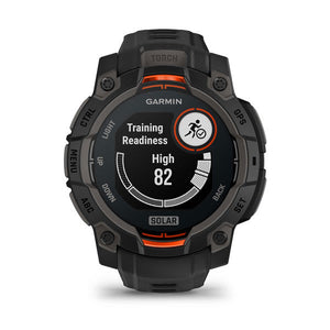 Instinct® 3 – 45 mm, Solar, Svart med Svart Rem – Garmin