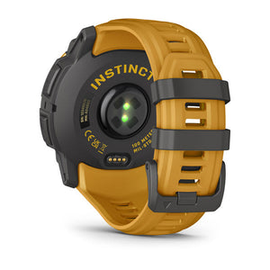 Instinct® 3 – 50 mm, Solar, Sunburst med Sunburst/Grey rem – Garmin