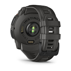 Instinct® 3 – 50 mm, Solar, Svart med Charcoal Rem – Garmin