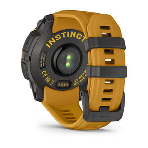Instinct® 3 – 45 mm, Solar, Sunburst med Sunburst/Grå rem – Garmin