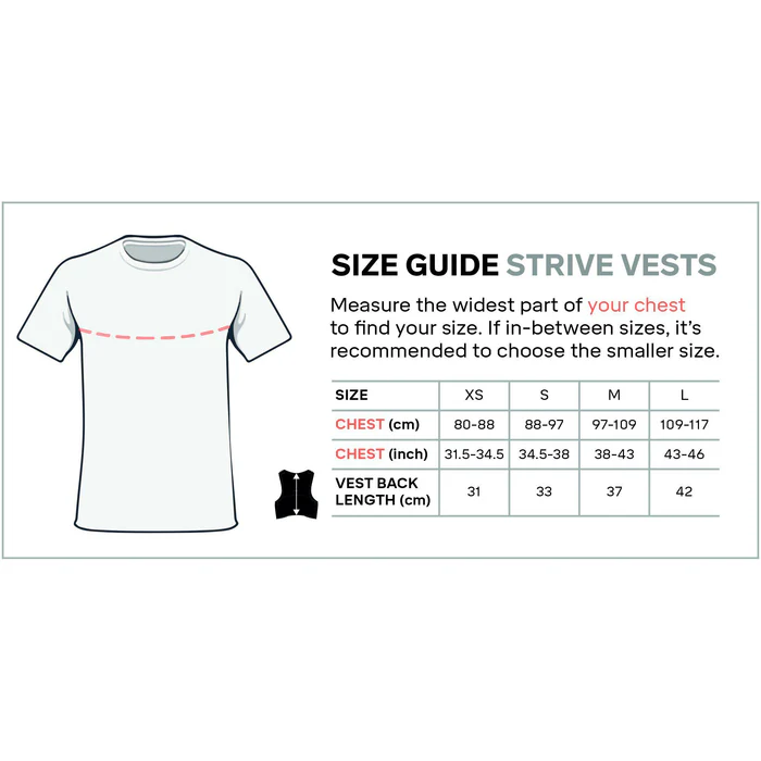 Strive Fly Vest Black XS - Silva