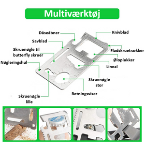 GLOBUZ - Överlevnadskit - 18 delar