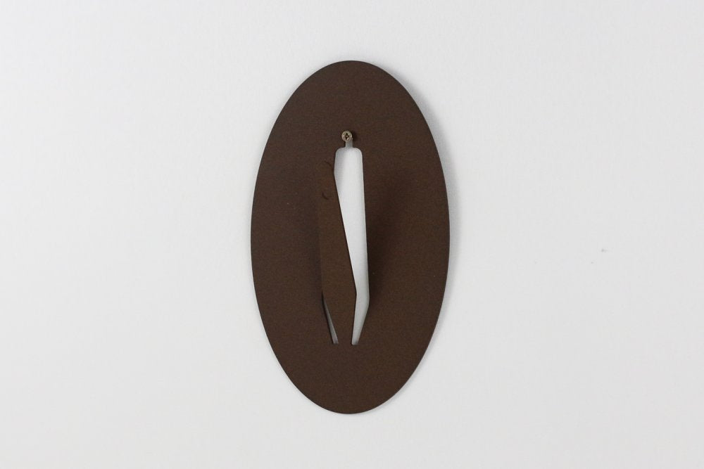 Monteringsplatta för bock Oval / Corten - Torp Solution