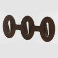 Monteringsplatta för 3 bockar horisontell oval / Corten - Torp Solution