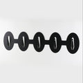 Troféplatta för 5 bockar horisontell oval Svart - Torp Solution