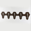 Monteringsplatta för 5 bockar horisontell Classic / Corten - Torp Solution